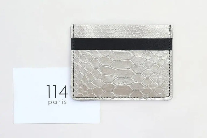 Porte-carte en cuir 5 fentes