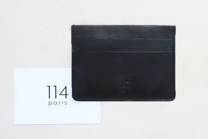 Porte-carte en cuir 5 fentes