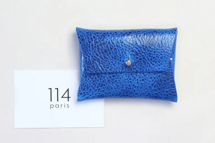 Porte-monnaie cuir bouton de col
