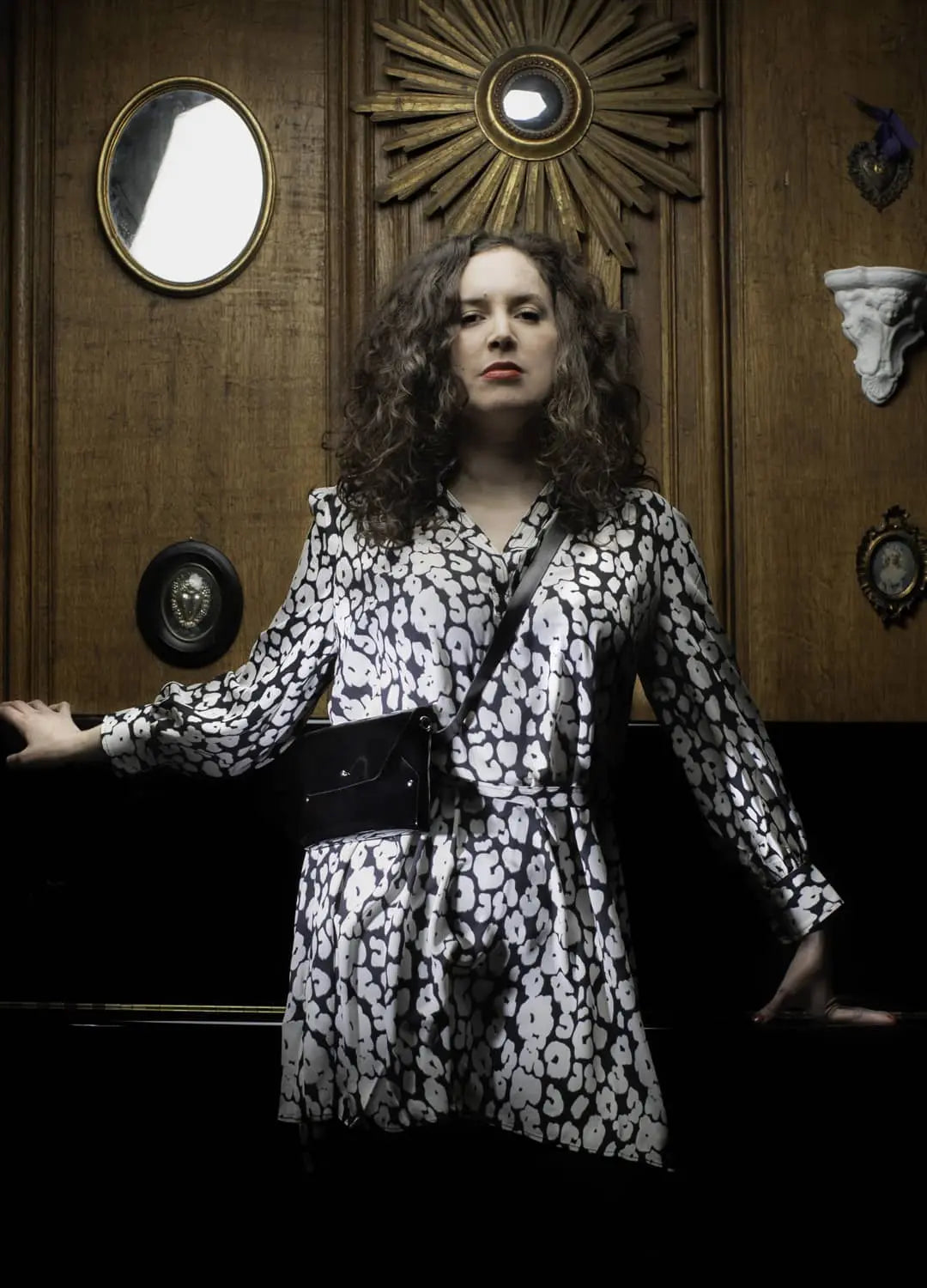 Mini sac vernis noir tendance - 114 Paris